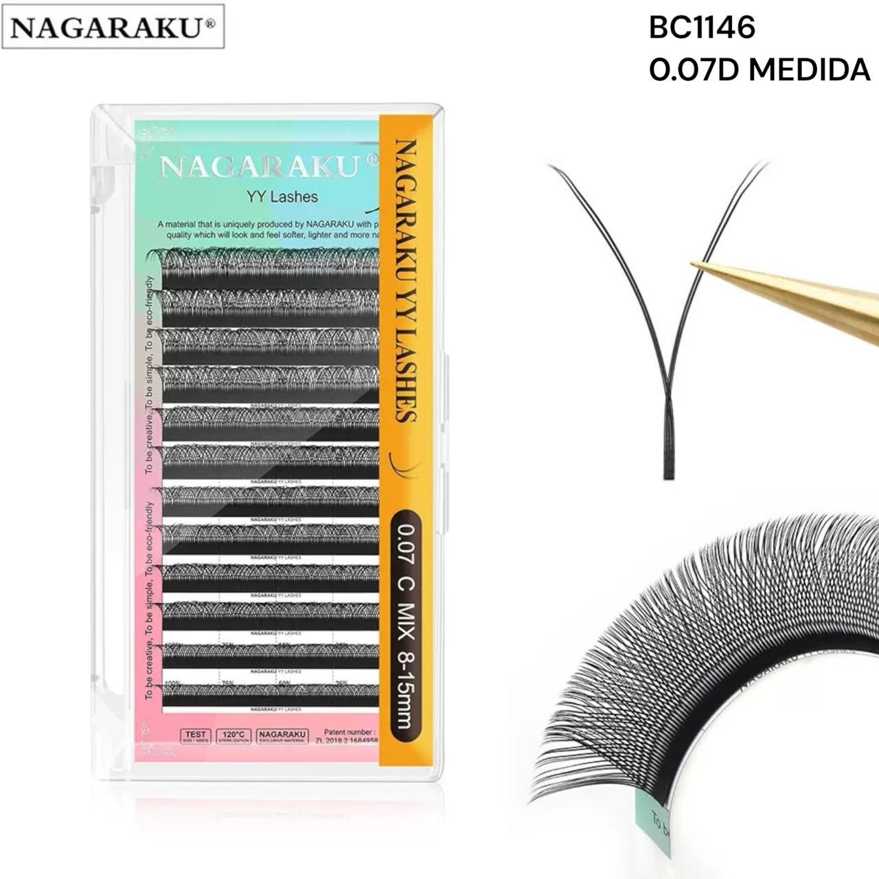 WhatsApp Image 2025-08-07 at 17.52.10 (2) EXTENSIONES DE PESTAÑAS TECNOLOGICAS 2D YY NAGARAKU 0.07D MEDIDAS UNICA BC1146 - Image 1